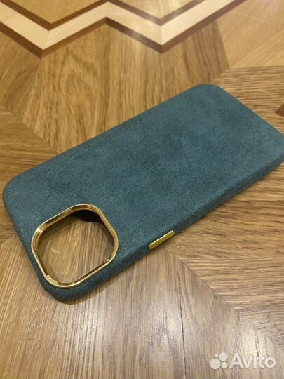 Чехол на iPhone 14 тканевый, новый