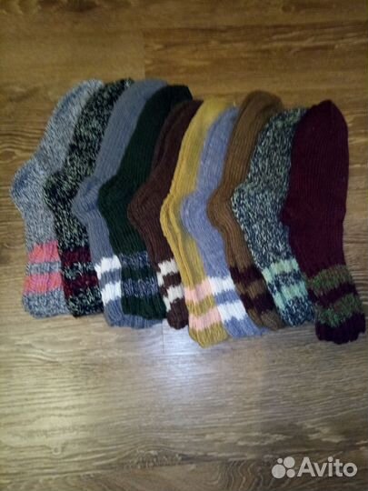 Носки мужские и женские ручной работы