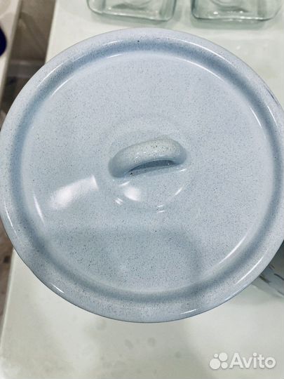 Кастрюля эмалированная 2 шт СССР