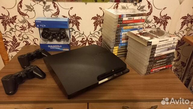 Sony PS3 slim + игры