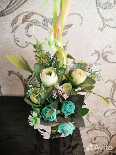 Цветочная композиция «Пионы»