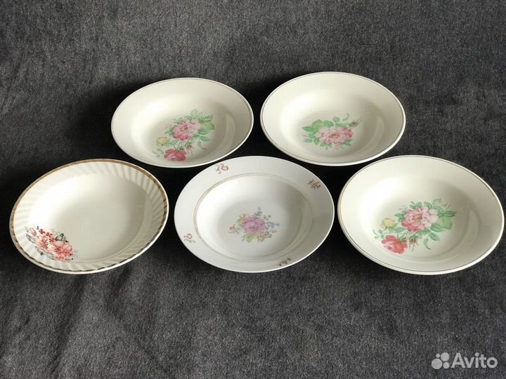 Глубокие тарелки СССР Цена за 5 шт