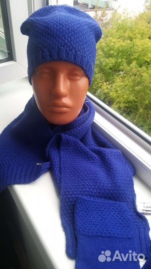 Шапка, шарф, перчатки Calvin Klein