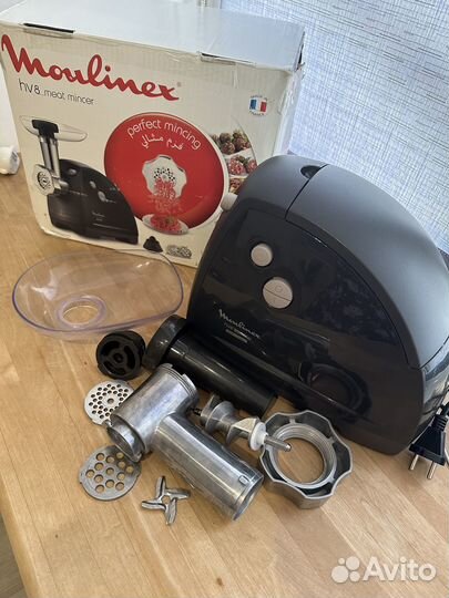 Мясорубка электрическая moulinex hv8