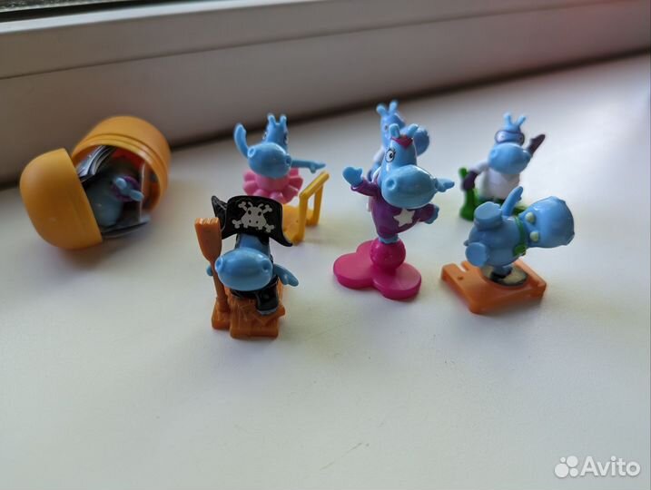 Бегемоты коллекция 2022 (Киндер сюрприз)