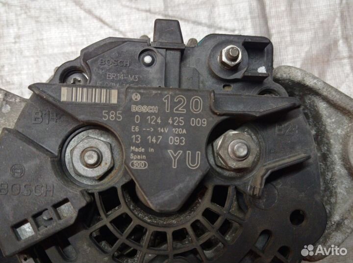 0124425009 Генератор Opel astra G,zafira A