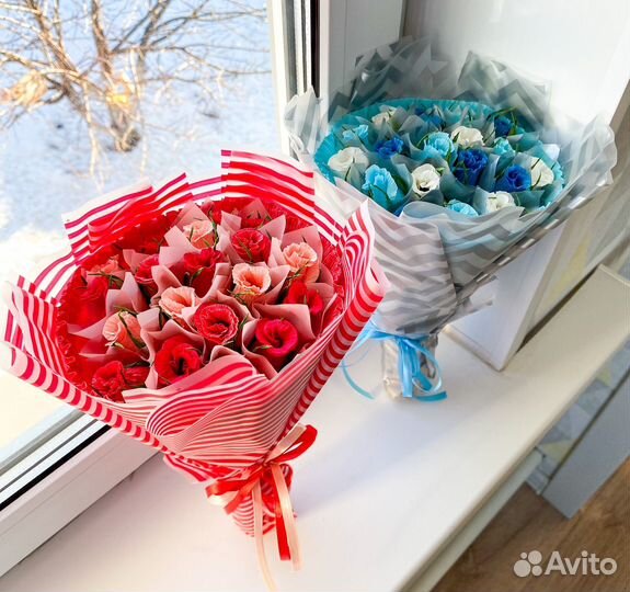 Сладкие букеты из конфет