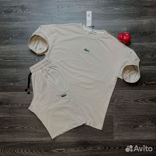 Костюм lacoste шорты футболка