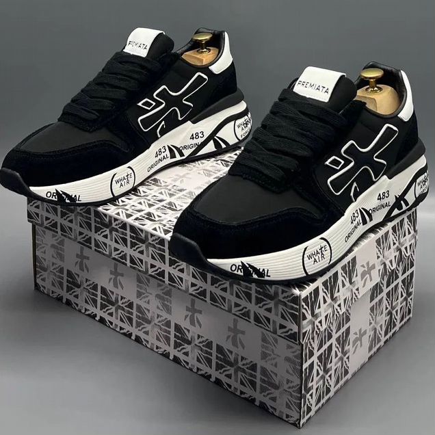 Кроссовки мужские стильный Premiata 483 Lux