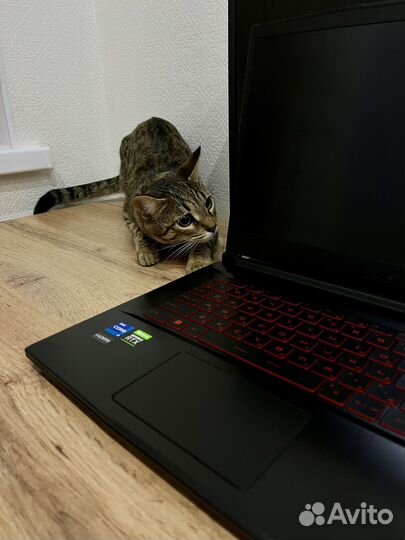 Игровой ноутбук MSI i7/rtx 3050ti/16gb DDR4