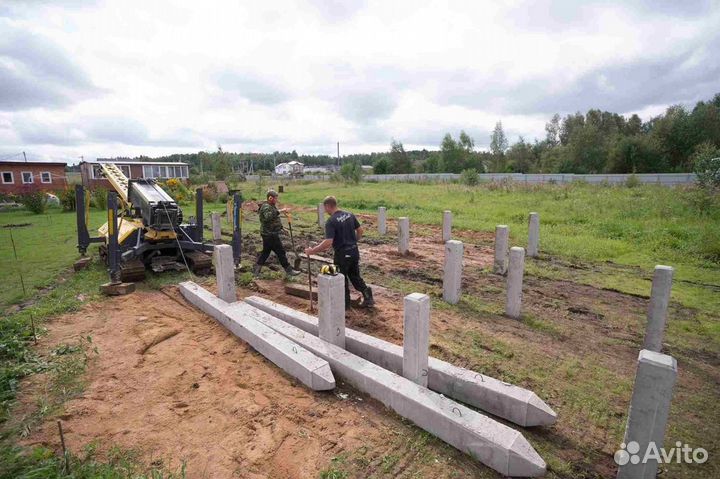 Жб сваи / фундамент на жб сваях под ключ