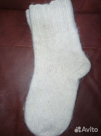 Носки шерстяные ручной вязки