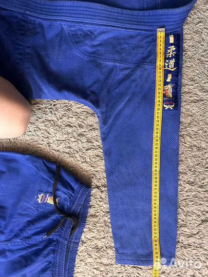 Кимоно для дзюдо Matsuru Club синее рост 155 см