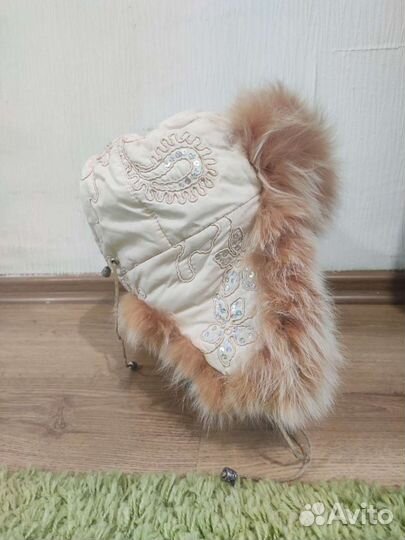 Шапка меховая для девочки