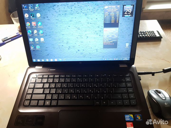 HP Pavilion dv6, i5, 8Gb, 480Gb SSD, 1Gb Video