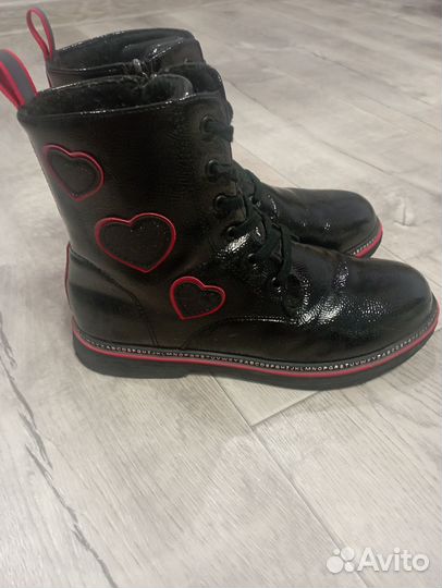 Ботинки демисезонные для девочки 35 размер