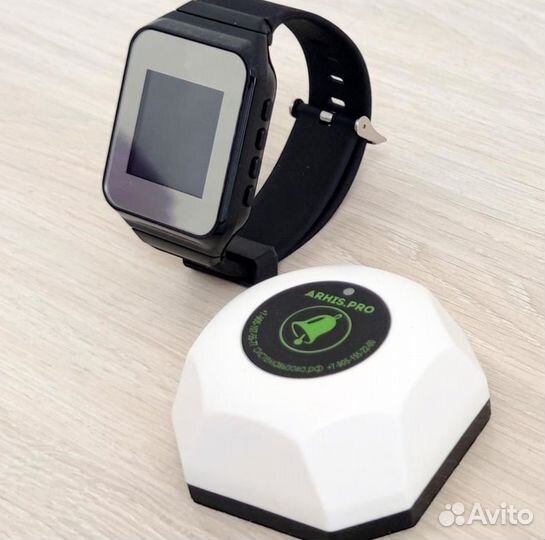 Беспроводная система/кнопка вызова официанта часы