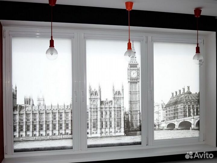 Рулонные шторы с фотопечатью