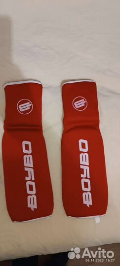 Защита голени и стопы для каратэ