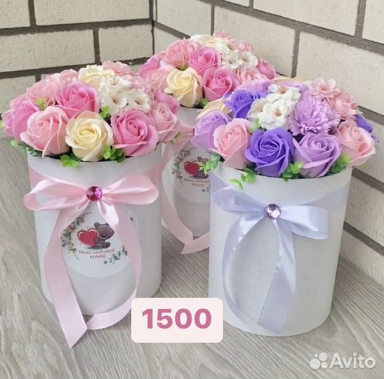 Невянущий букет из мыла