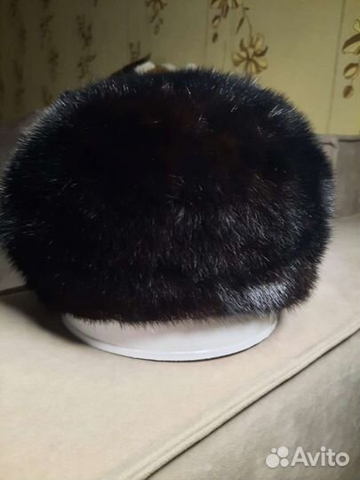Шапка норковая берет женская