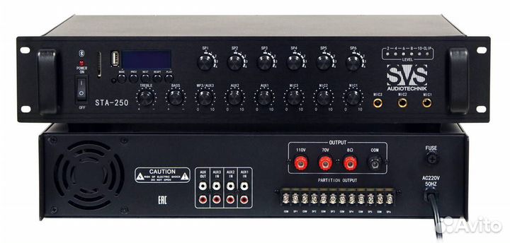 Микшер-усилитель SVS Audiotechnik STA-250