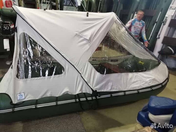 Ходовой тент на лодку пвх