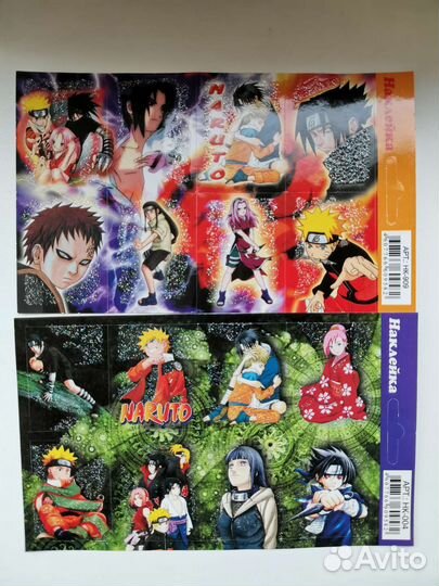 Наклейки Наруто