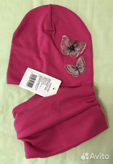 Новые шапка и снуд для девочки