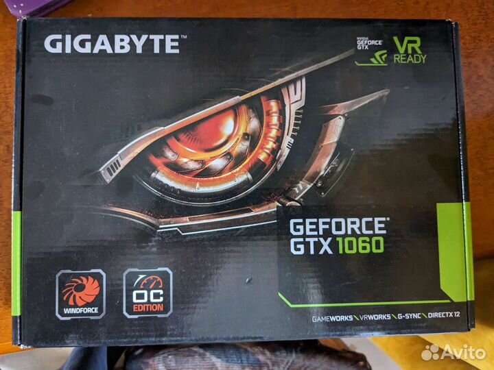 Видеокарта GTX 1060 3gb