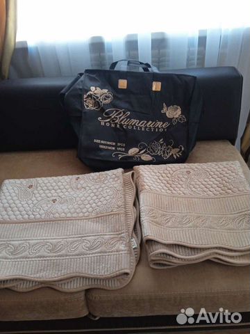 Плед двух сторонний на угловой диван