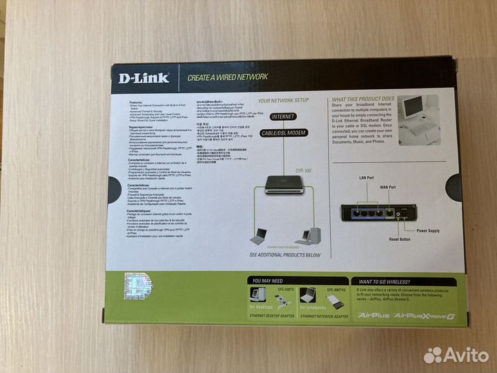 Роутер d-link dir-100