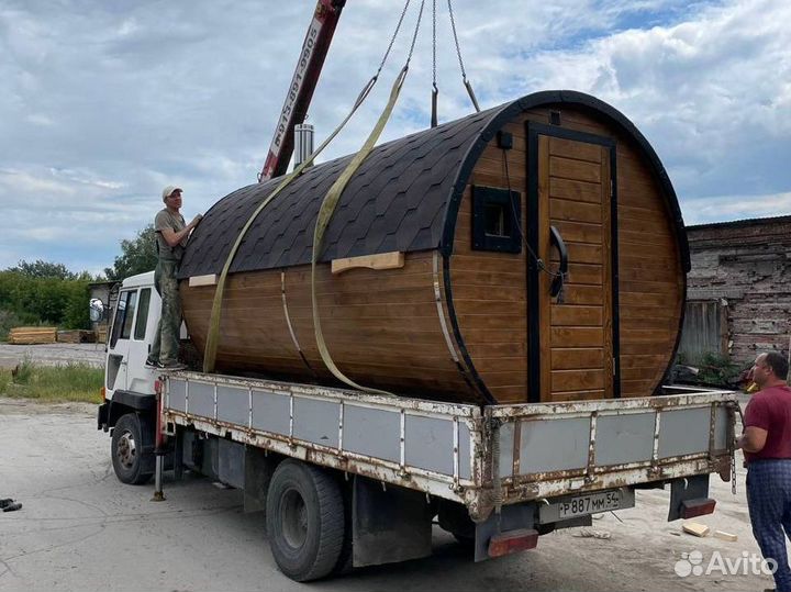 Баня бочка 4 м от производителя
