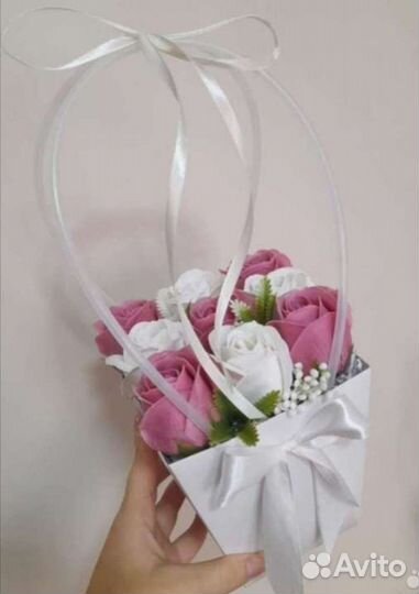 Мыльные розы. ручная работа