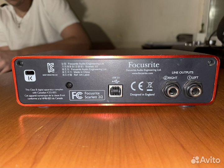 Звуковая карта focusrite scarlett 2i2 2nd gen