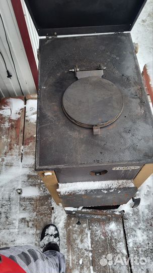 Твердотопливный котел бу Гефест