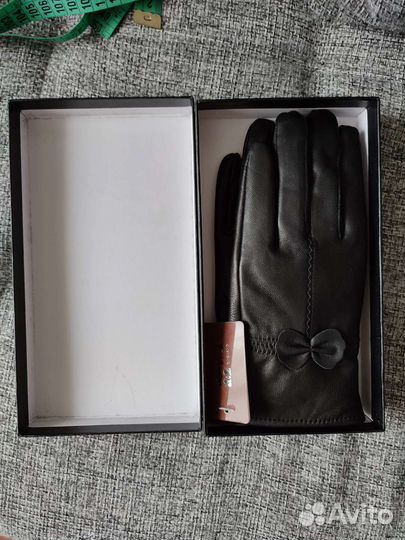 Перчатки кожаные