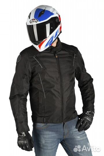 Motorradjacke Bering Conrad Schwarz Черный