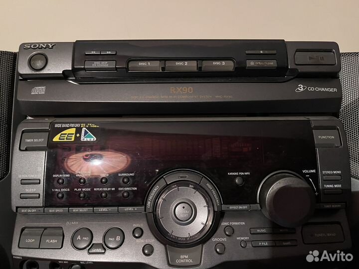 Музыкальный центр sony MHC-RX90 б/у