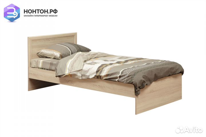 Кровать Фриз 0.9 м дуб сонома