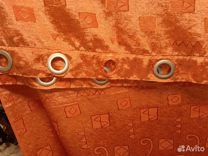 Шторы два полотна, бу