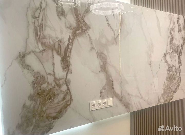 Гибкий мрамор для стен