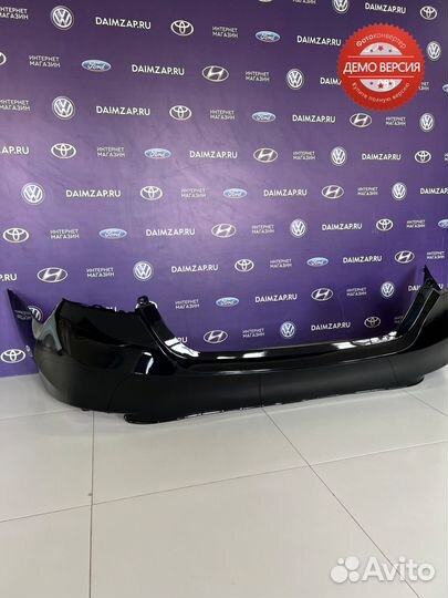 Бампер Задний Toyota Camry V70 (2018) черный (218)