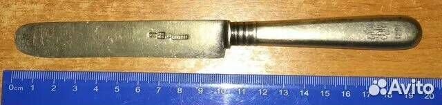 Царский полностью серебряный нож Бр.Грачевых 1891г