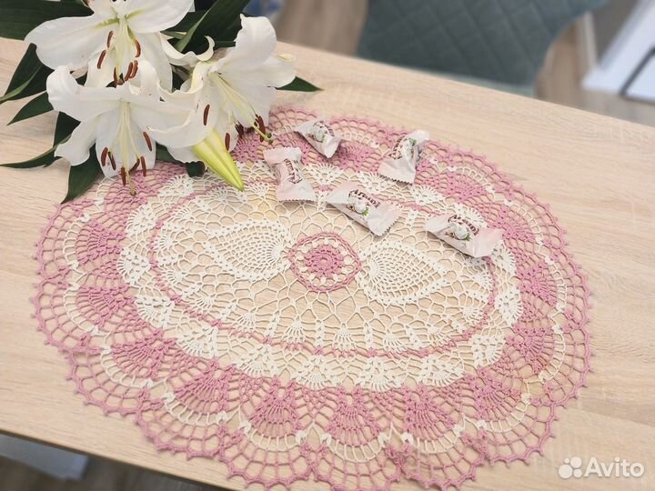 Кружевная салфетка 