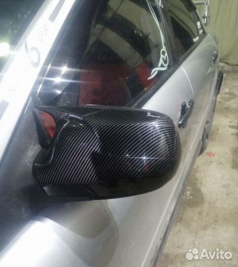 Накладка на зеркала мазда 3 бк