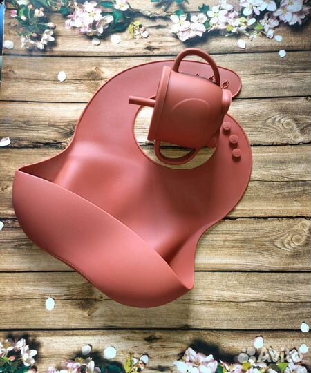 Силиконовая детская посуда