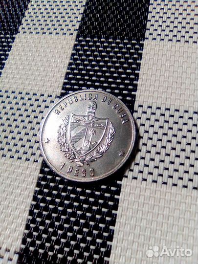 1 песо Куба Аврора 1985 UNC