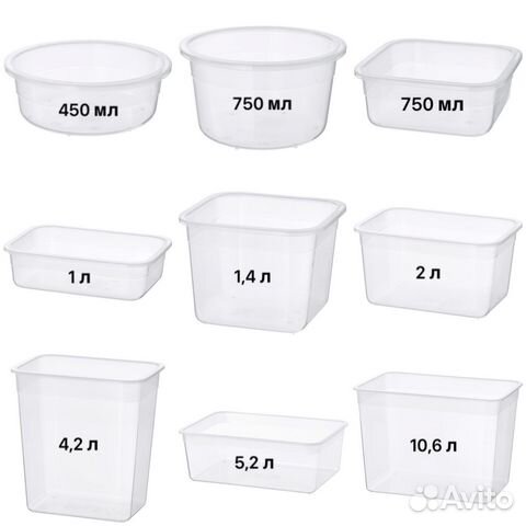 Контейнеры и крышки IKEA 365+ все варианты