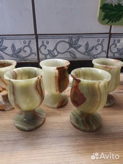 Бокалы из оникса